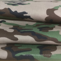 Stock lot TC polyester / cotton camouflage printed antistatic twill fabric